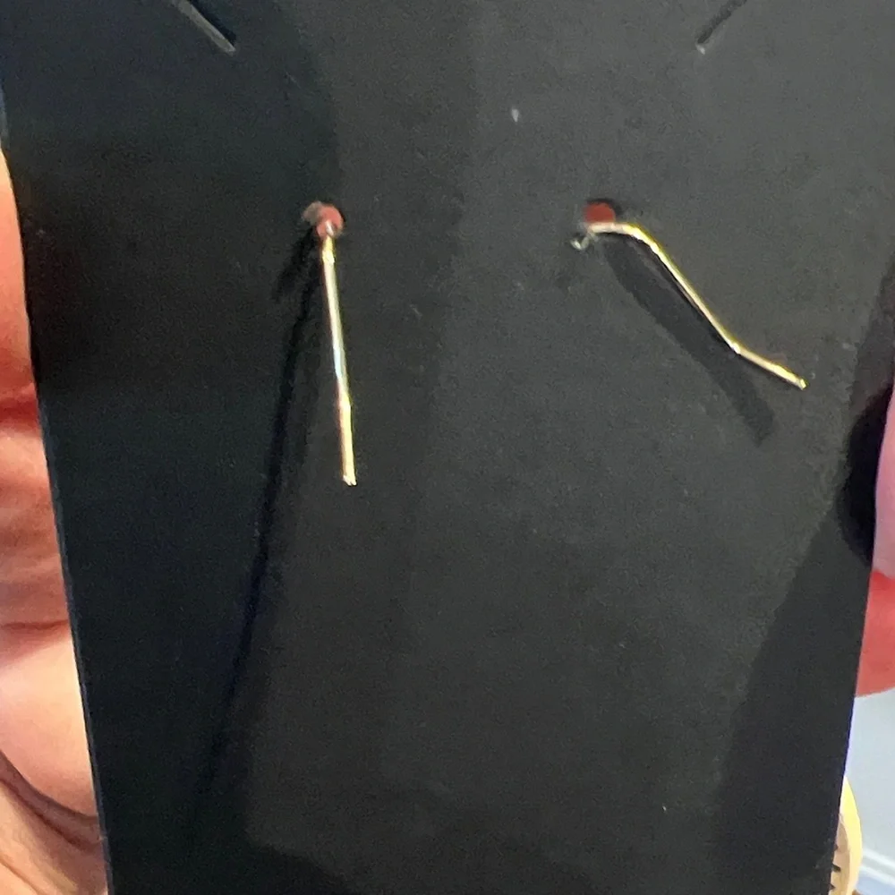 Chic Gold-Tone Geometric Earrings